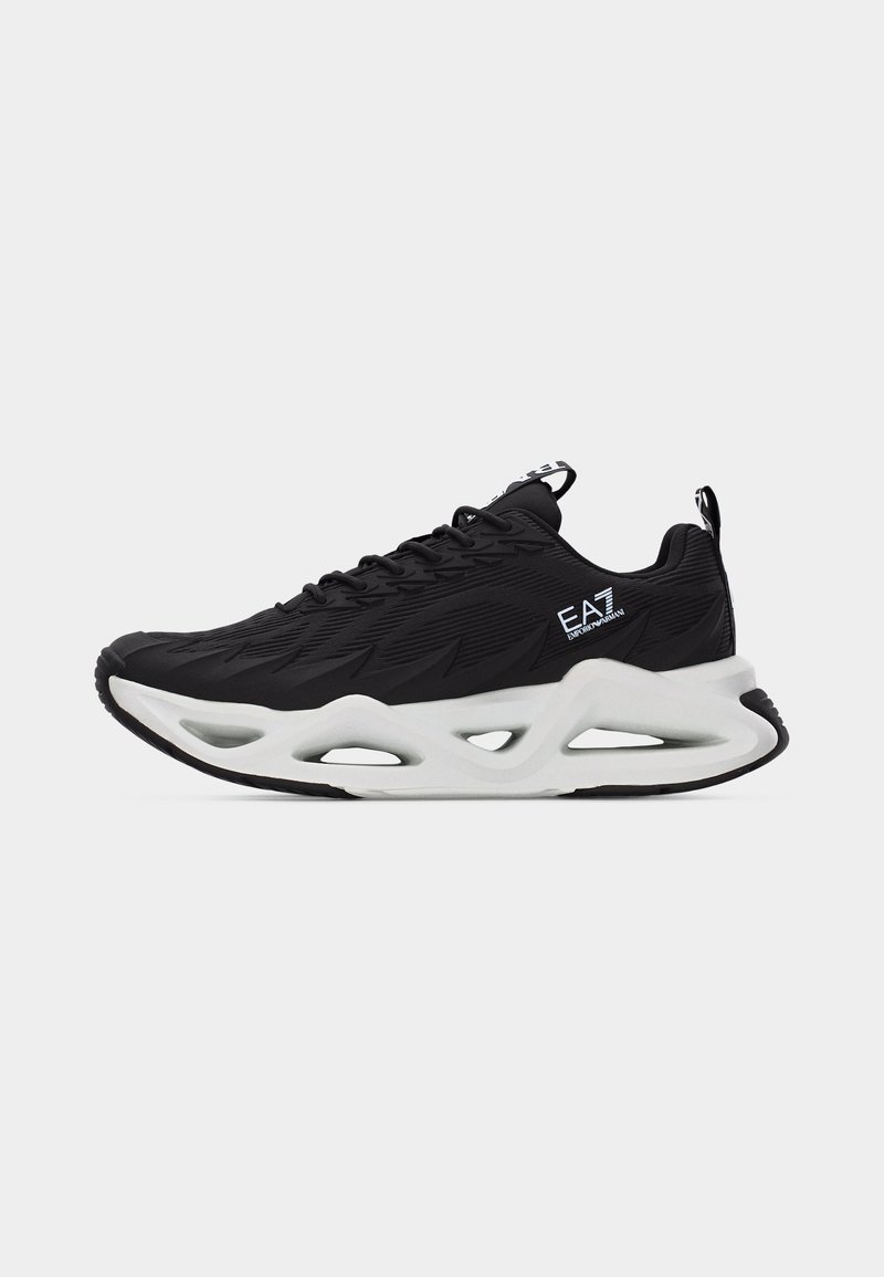 EA7 Emporio Armani INFINITY UNISEX - Trainers - black/white/black ...