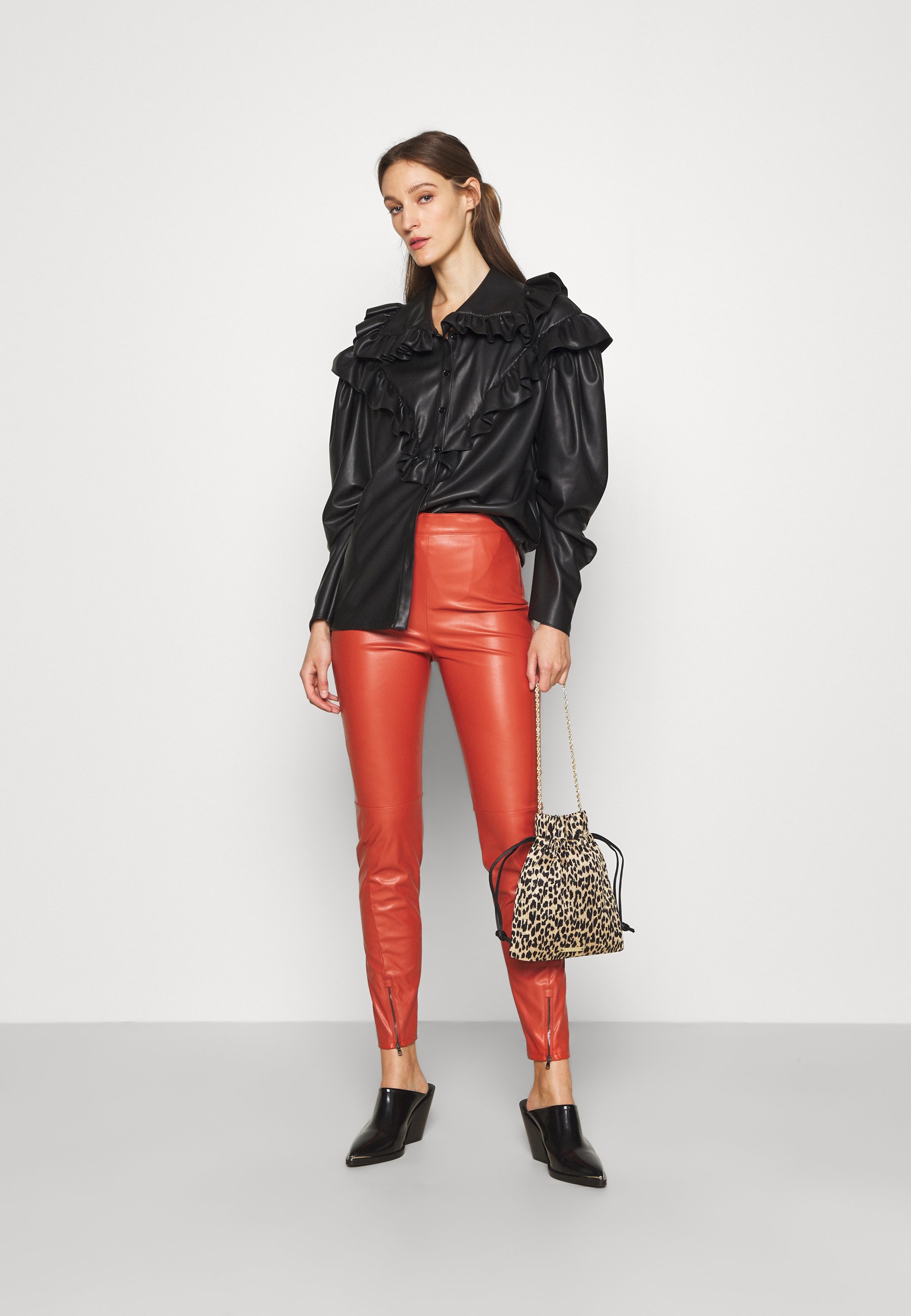 Patrizia Pepe PANTALONI - Pantaloni - red clay/rosso - Zalando.it