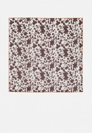 WILDA SCARF - Selyemkendő - hot fudge brown