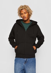 Urban Classics - ZIP HOODY - Sweater met rits - black Miniatuurafbeelding 1