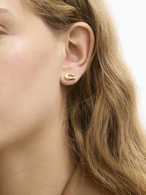 COACH SIGNATURE C STUD - Korvakorut - gold-coloured