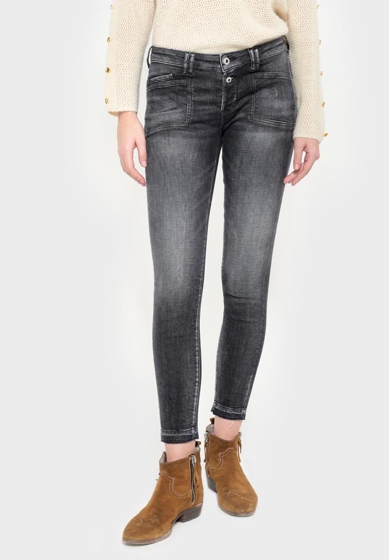 Le Temps Des Cerises Jeans Skinny Fit black denim (Pre-owned