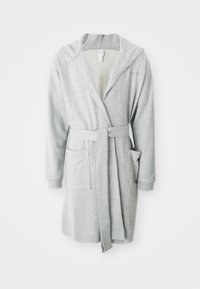 HOODED ROBE - Dressing gown - grey heather