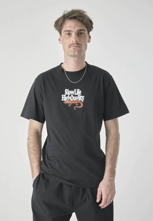 SLOW LIFE - T-Shirt print - black