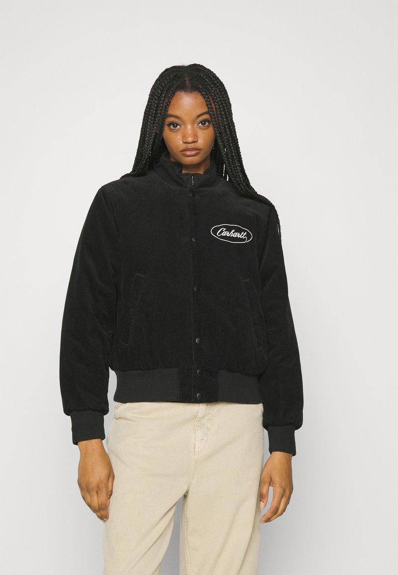 Carhartt WIP RUGGED LETTERMAN JACKET - Bomber Jacket - black 