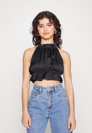 PCGUSA HALTERNECK - Top - black
