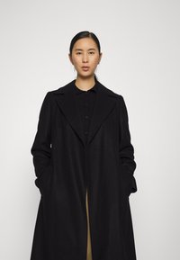 Calvin Klein ESSENTIAL WRAP COAT - Casaco clássico - black