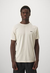 BOSS ACTIVE - T-shirt basique - open white eleven