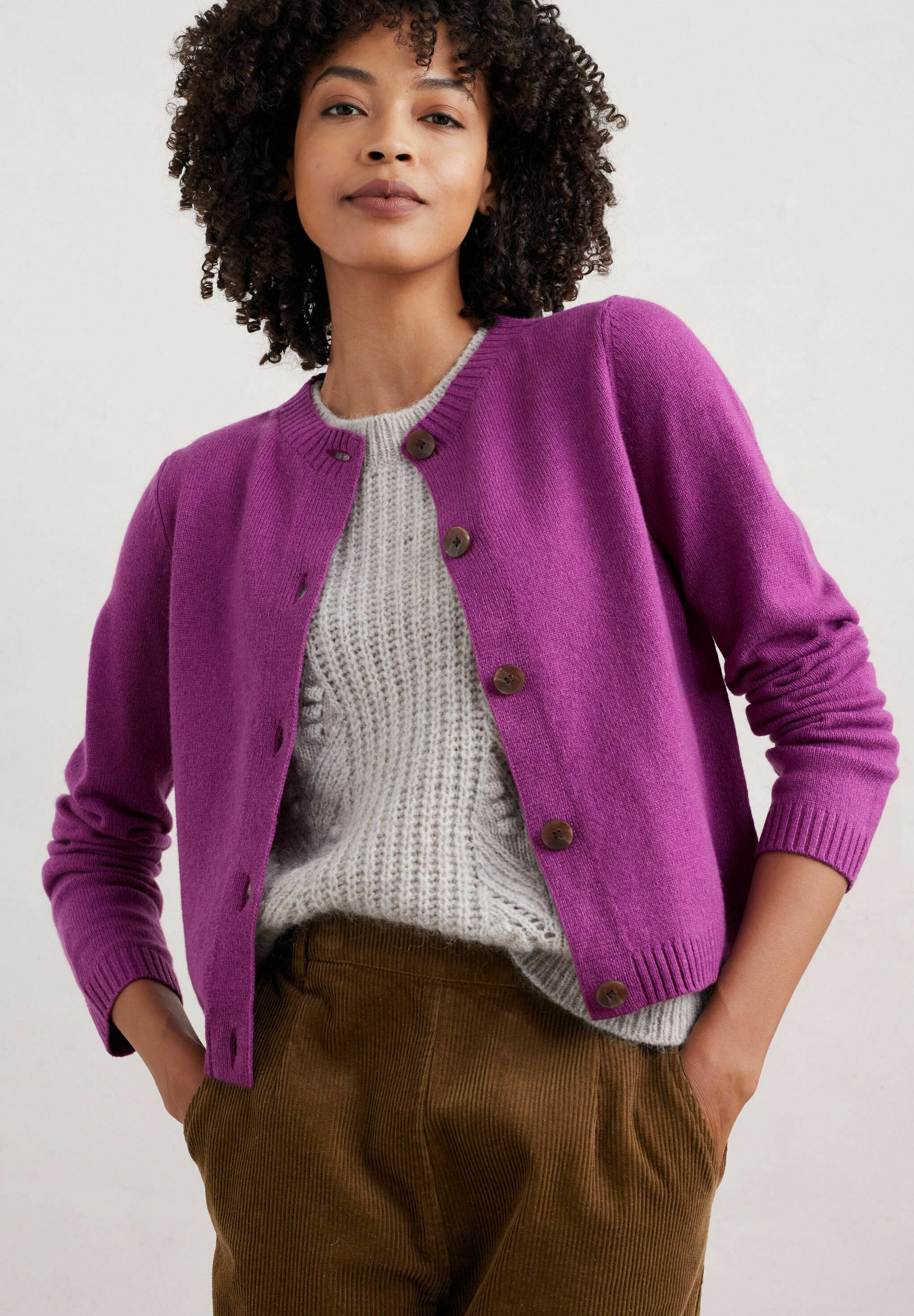 Seasalt Cornwall TERN TIDE - Cardigan - purple wild orchid/purple 