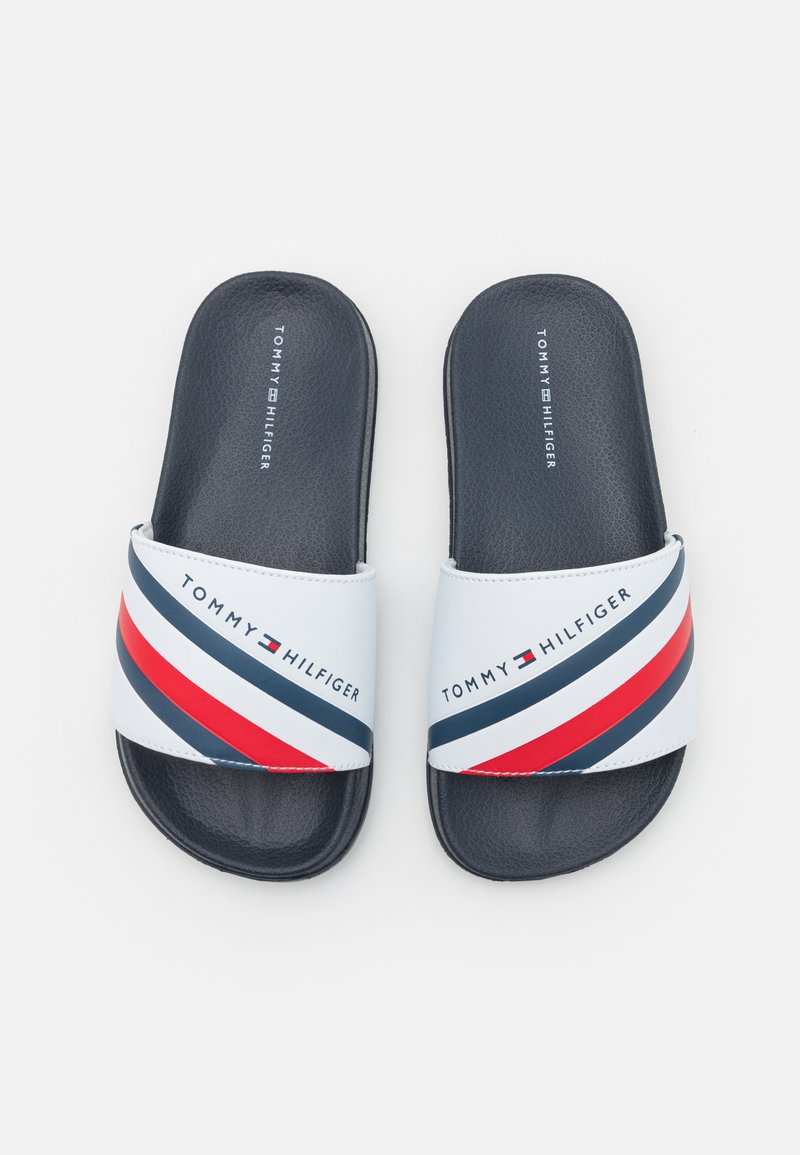 Tommy hilfiger pantoletten weiß Clearance