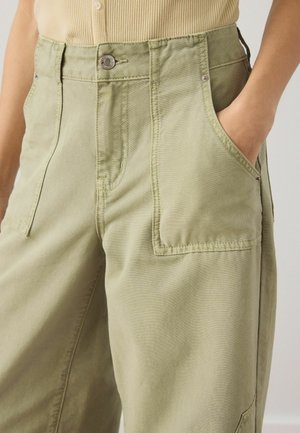 Next, Loose-jeans - khaki green