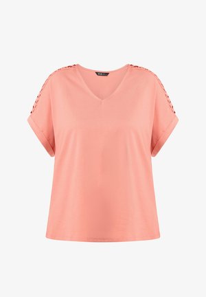 Yours Clothing, T-shirt imprimé - coral