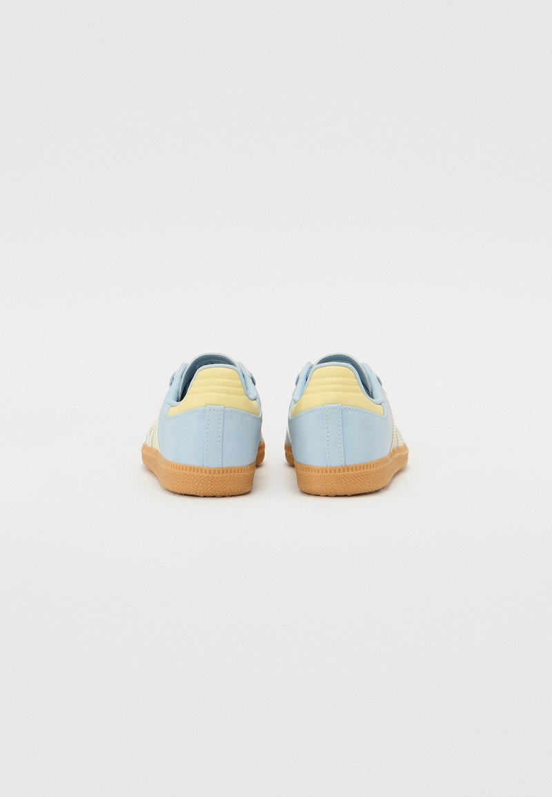 adidas Originals SAMBA UNISEX - Baskets basses - blue/powder yellow/gum/bleu  - ZALANDO.FR