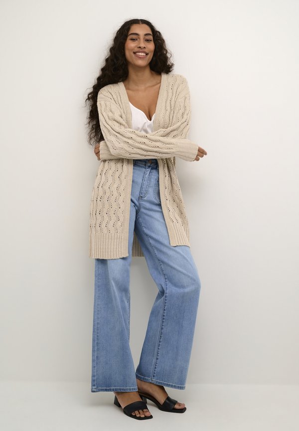 LENA - Cardigan - feather gray melange4