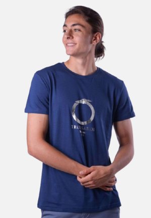 LOGO MILANO LUX - T-shirt con stampa - Blue