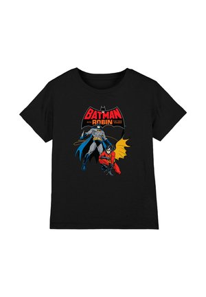 DC COMICS - BATMAN, BATMAN AND ROBIN READY UNISEX - Print T-shirt - black