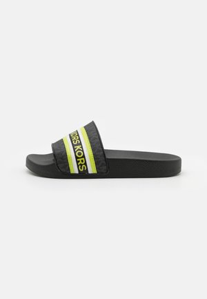 JAKE SLIDE - Pantofle - black