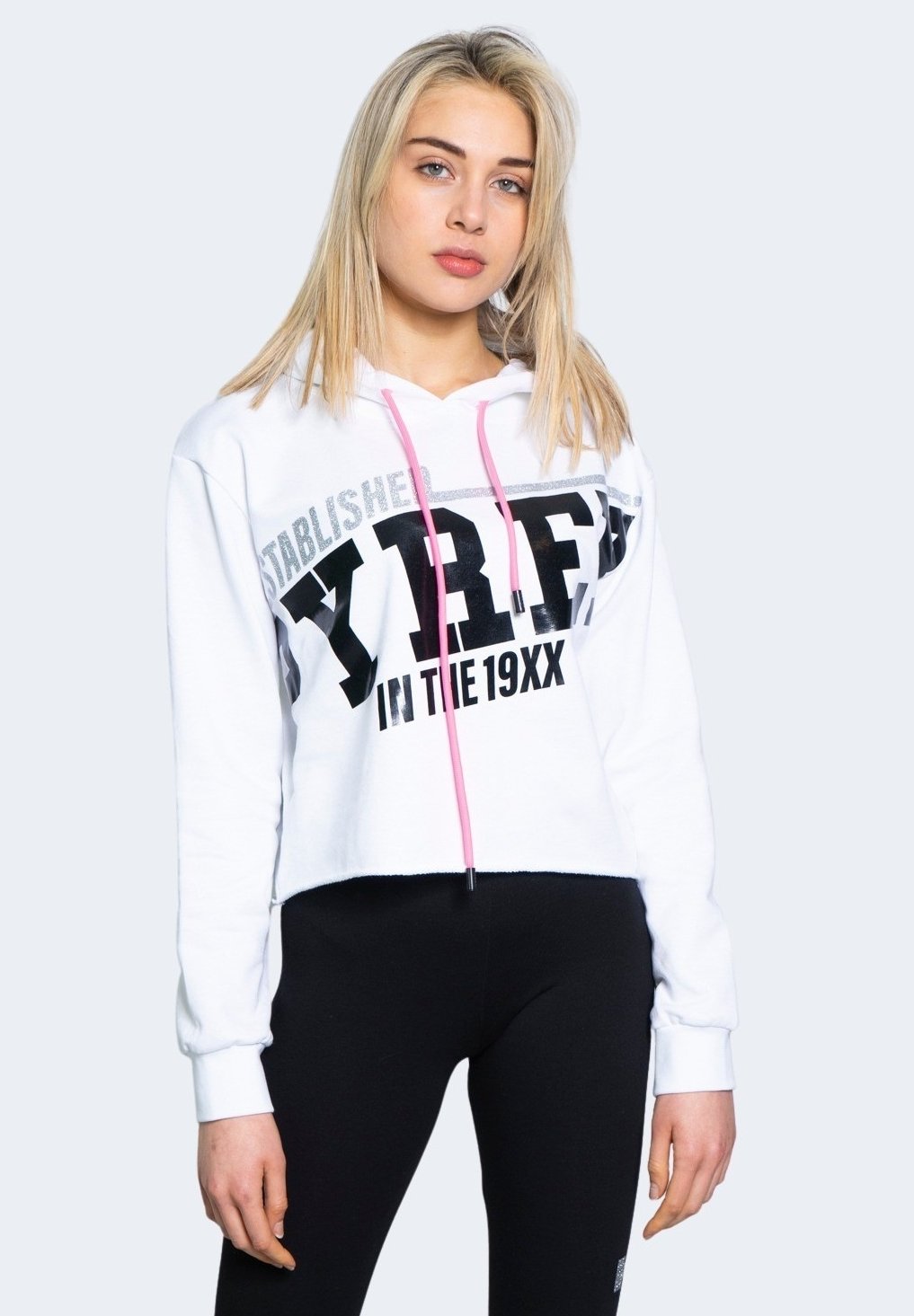 Pyrex Felpa con cappuccio - white/bianco - Zalando.it