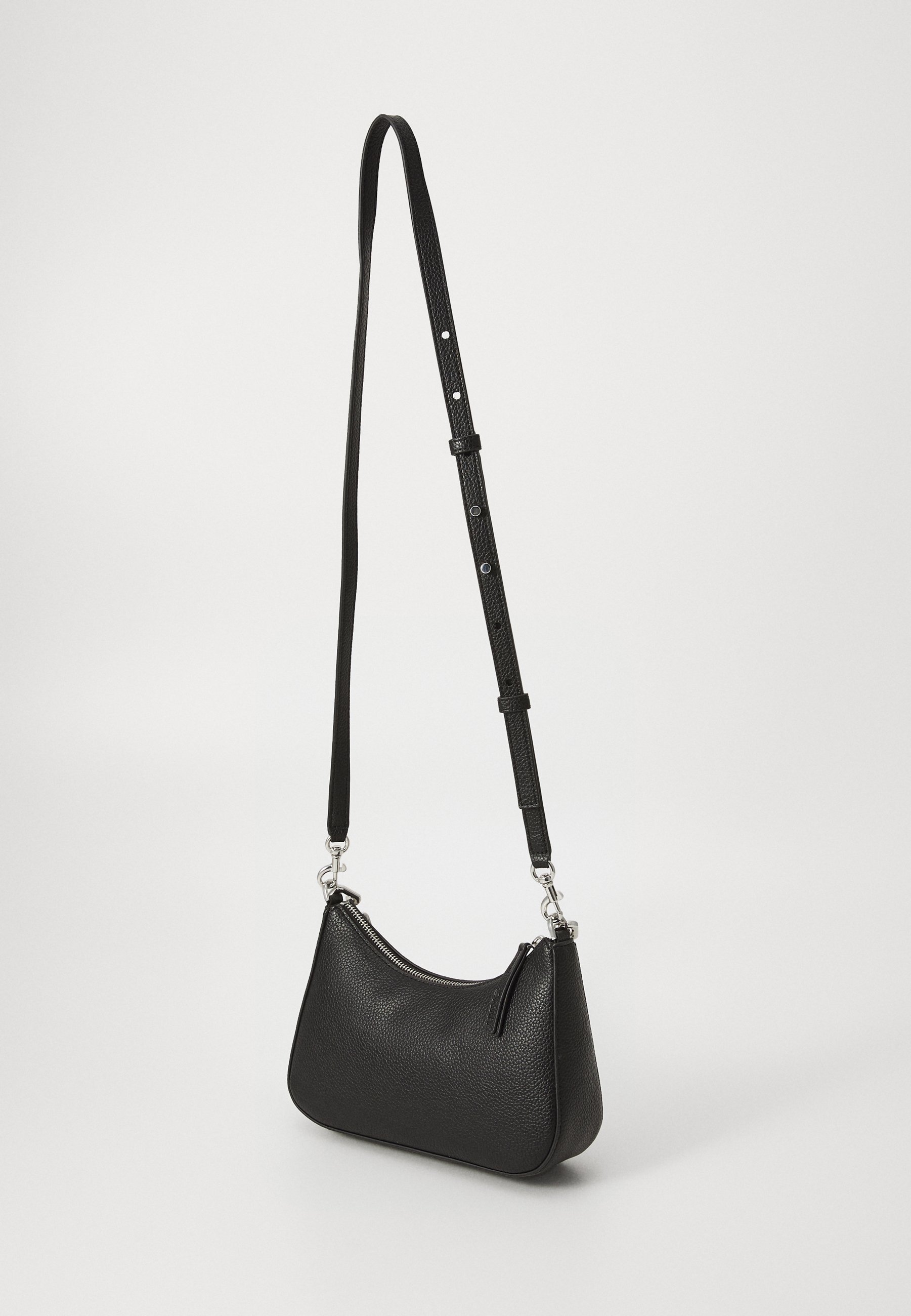 DKNY 1989 CAPSULE DEMI CROSSBODY - Handbag - black/silver