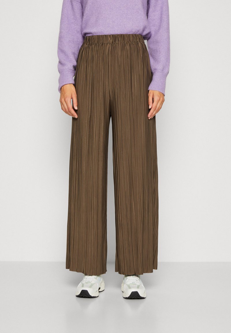 Samsøe Samsøe UMA - Auduma bikses - major brown