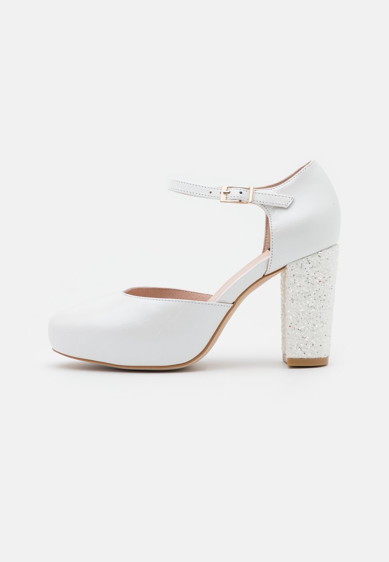 LAB BY AG Platform heels casiopea nacar bianco/white Zalando.co.uk