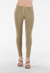 Shorts Push Up Freddy WR.UP - Vita Media Skinny In Jersey Drill Eco, Bianco Taglia Small - Foto 10