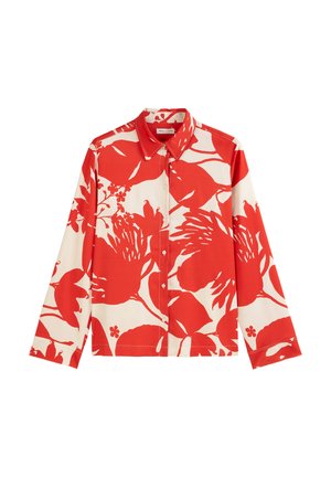Marc O'Polo PRINT-REGULAR AUS STRETCH - Button-down blouse - red