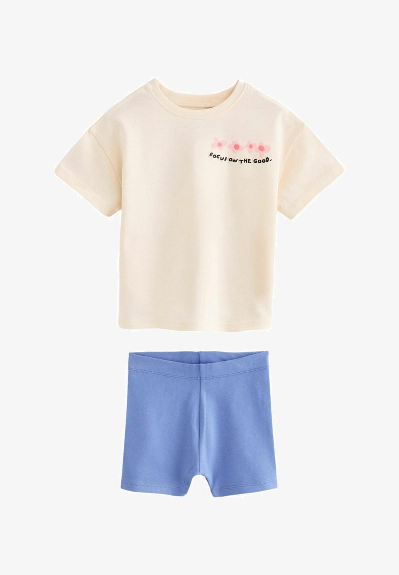 Next SHORT SLEEVE AND SET - REGULAR FIT - Legging - cream flower