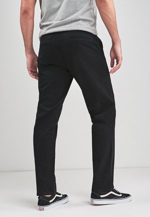 STRETCH CHINOS REGULAR FIT - Chino - black