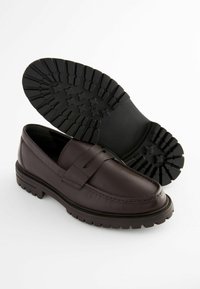 Next CLEATED SADDLE   REGULAR FIT - Loafers - brown