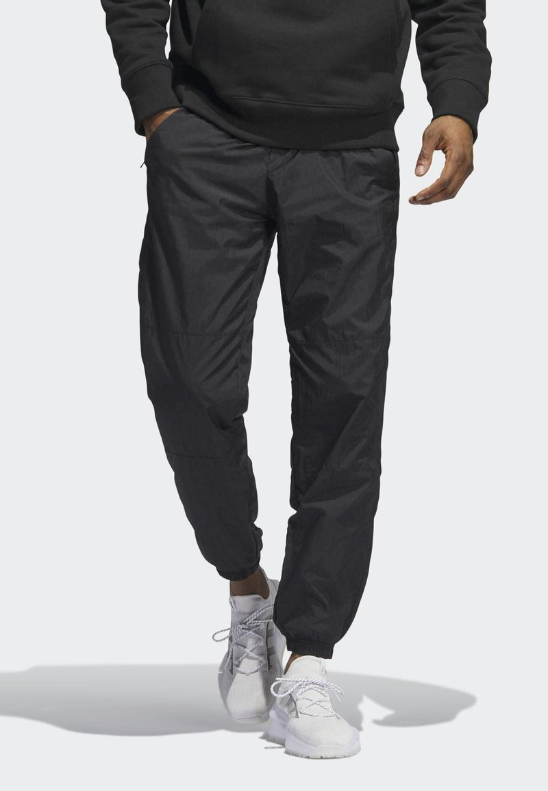 adidas Originals PREMIUM ESSENTIALS CRINKLE - Tracksuit bottoms - black ...