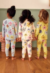 Next PRINTED 3 PACK - REGULAR FIT - Komplet pidžame - green blue pumpkin