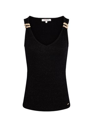 Morgan, MORGAN MORGAN FITTED V-NECK TANK TOP - Top - noir