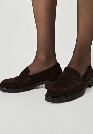 Loafers - mocca
