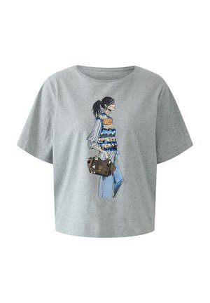 Oui, T-SHIRT - Print T-shirt - river stone