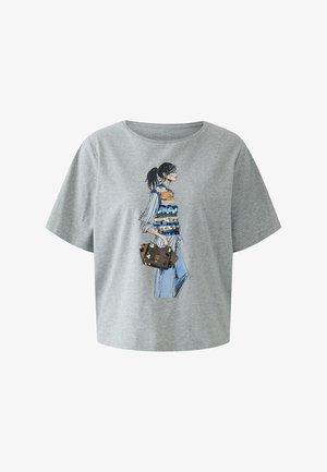 Oui, T-SHIRT - T-shirt print - river stone