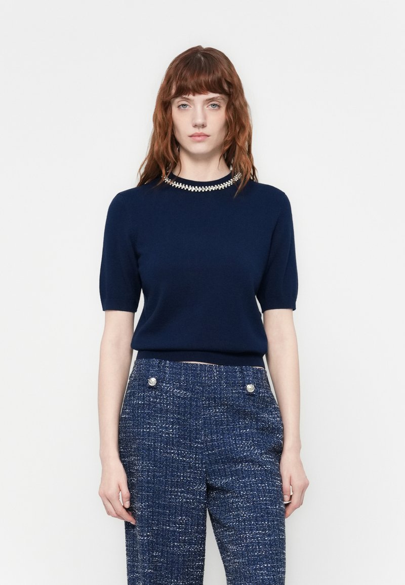 Maje Top blauw denim/bluedenim