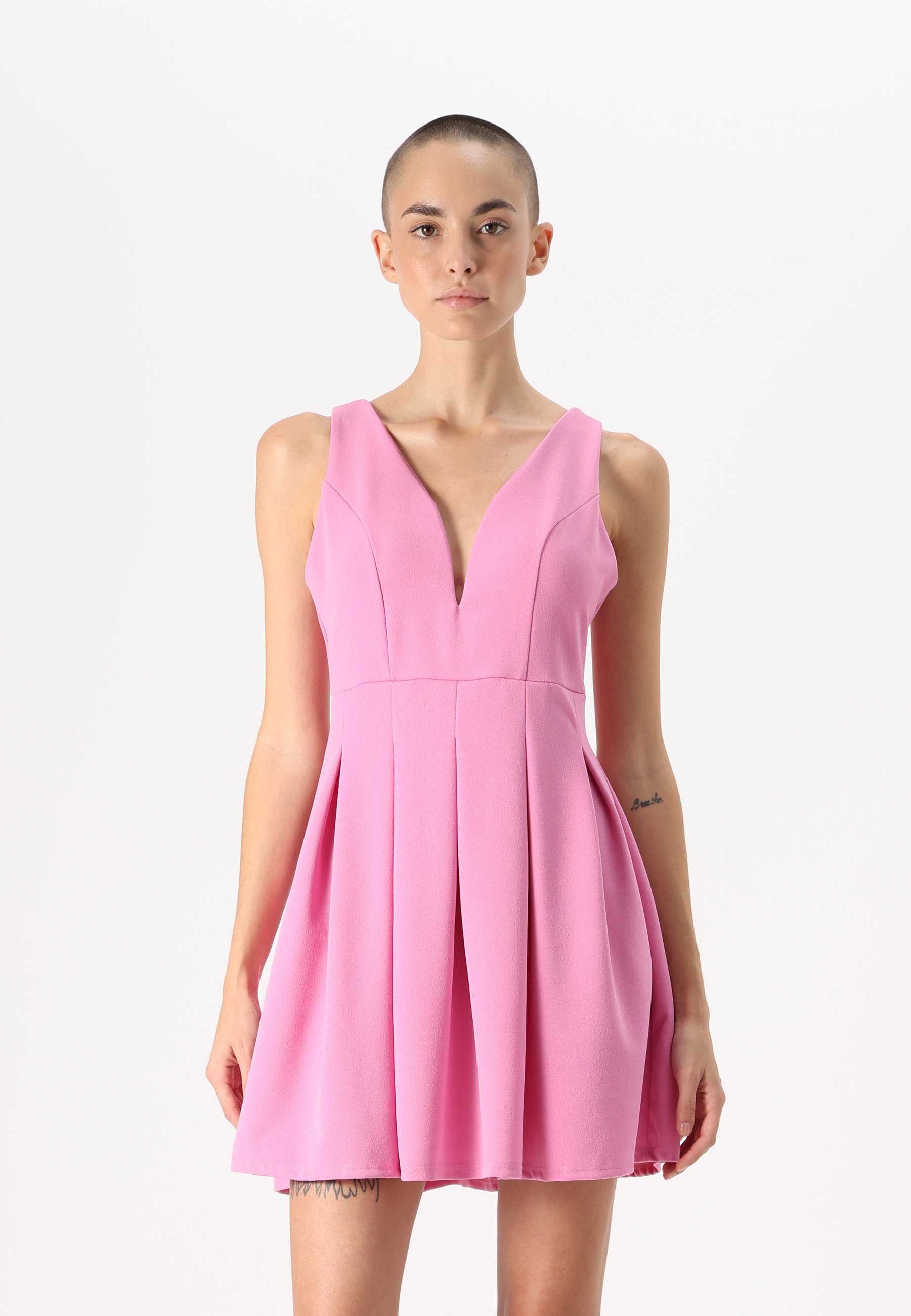 open lace back dress Mille Eloise Dress in Blue Hearts XL main image 0