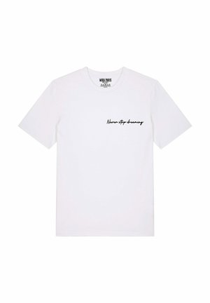 NEVER STOP DREAMING HEAVYWEIGHT - Print T-shirt - white