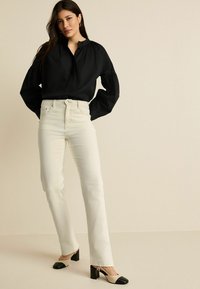 Next TALL - Džíny Slim Fit - stone cream