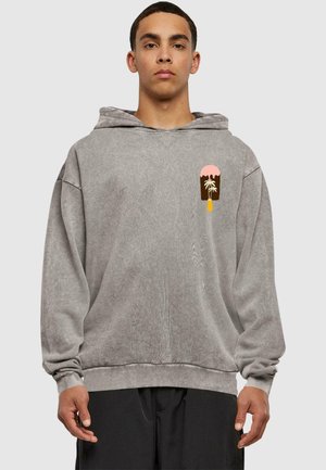 SUMMER - ICECREAM ACID WASHED - Sweat à capuche - asphalt