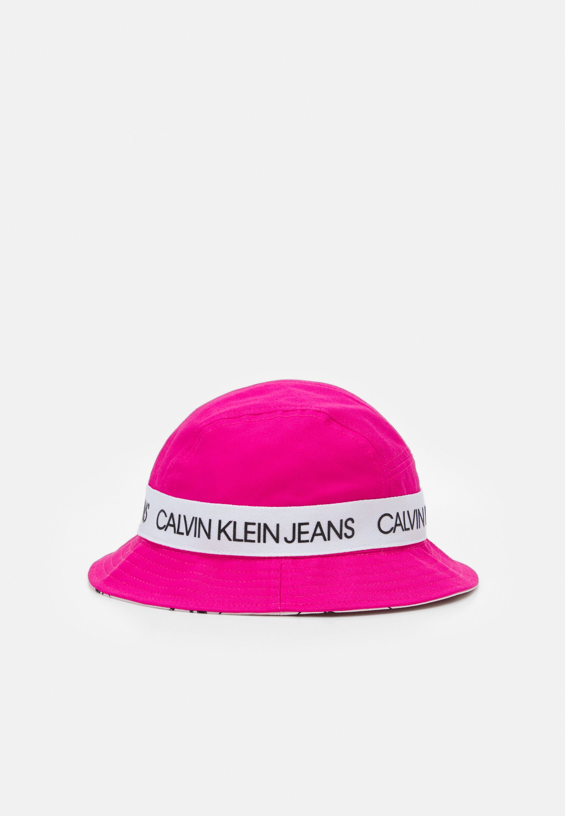 Calvin Klein Jeans REVERSIBLE LOGO BUCKET HAT UNISEX - Cappello - hot  magenta/fuxia - Zalando.it