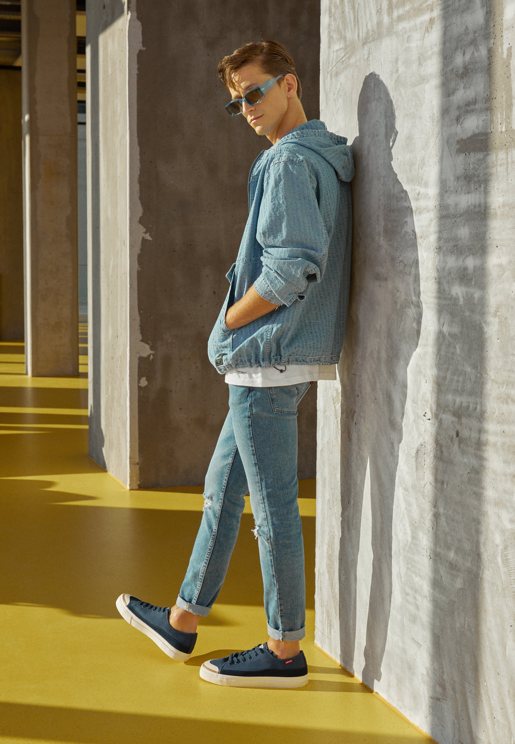 levis denim sneakers