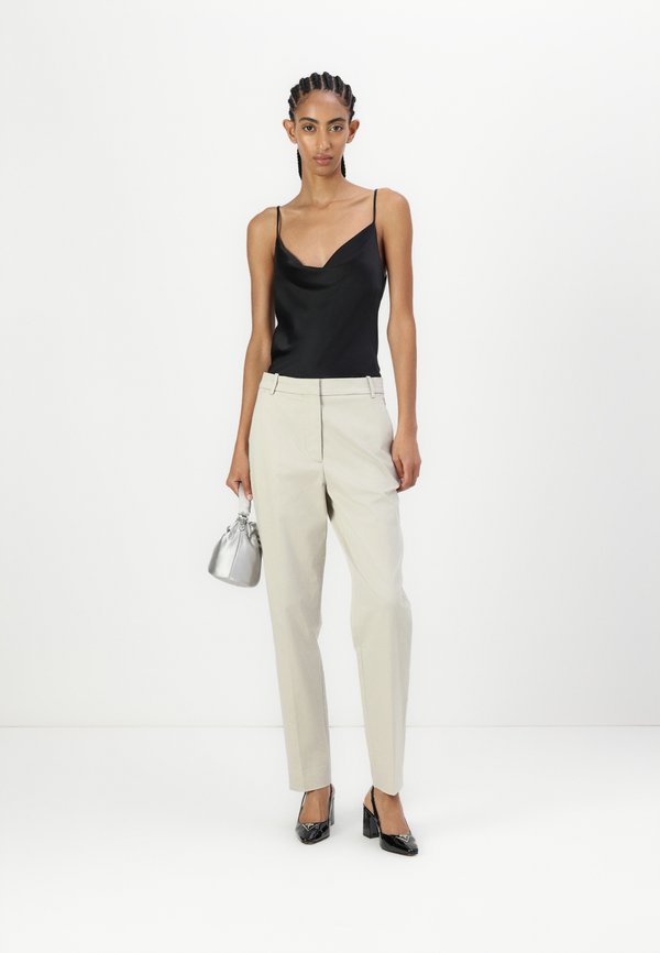 SLIM PANT - Trousers - silver lining4