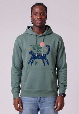 watapparel, LOVE AND FLEX UNISEX - Kapuzenpullover - green bay