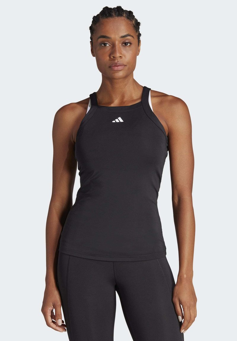 adidas Performance AEROREADY Train Essentials Minimal Branding Tank Top black/white/black