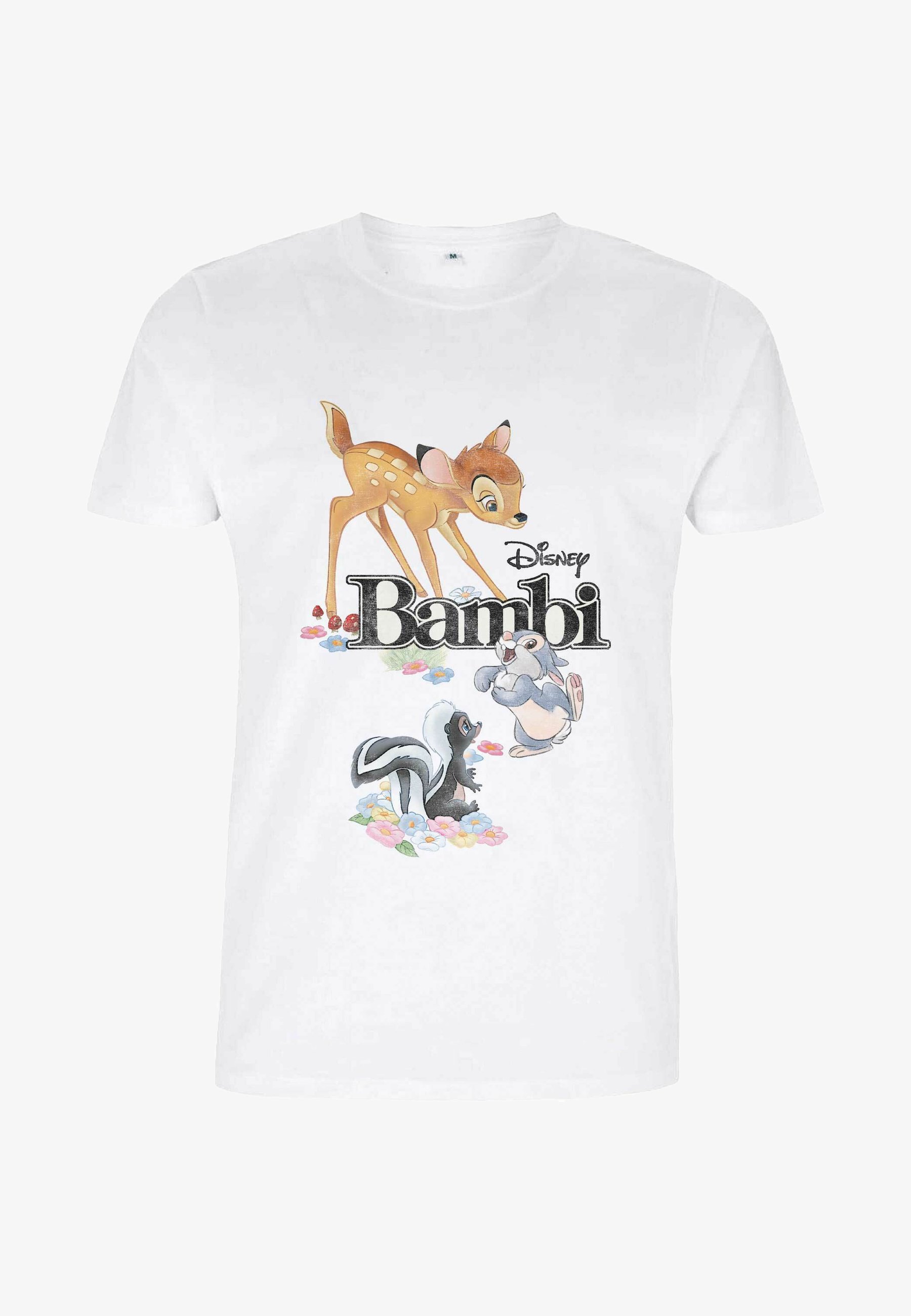 Disney DISNEY BAMBI BAMBI FRIENDS Print T-shirt white Zalando