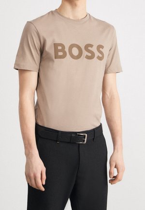 T-Shirt print - brown