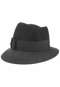 Lierys ASYM TWOTONE - Hut - schwarz anthrazit