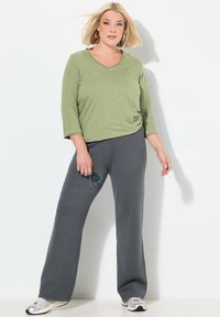 Ulla Popken WIDE - Broek - graphite gray